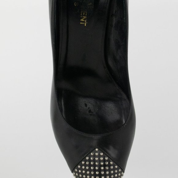 Saint Laurent Stud Toe Platform Pumps - Picture 8 of 12